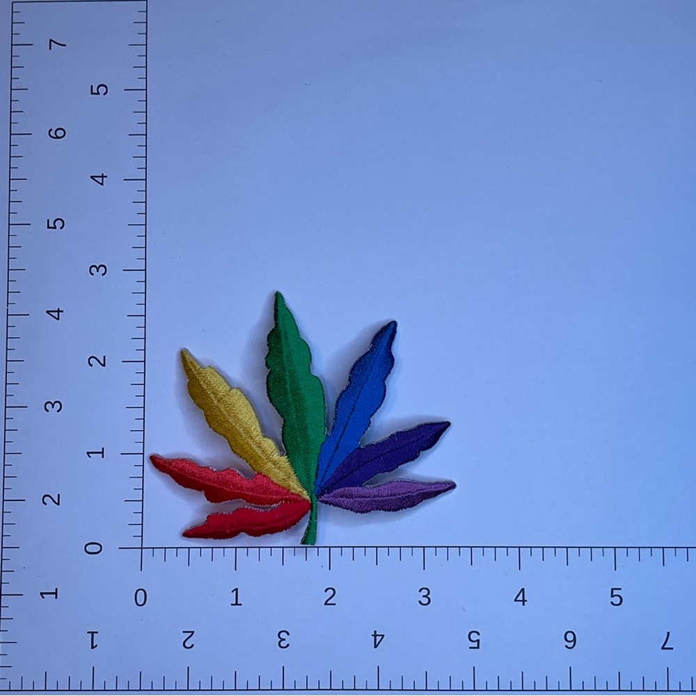 Rainbow Colorful Leaf Pot Patch